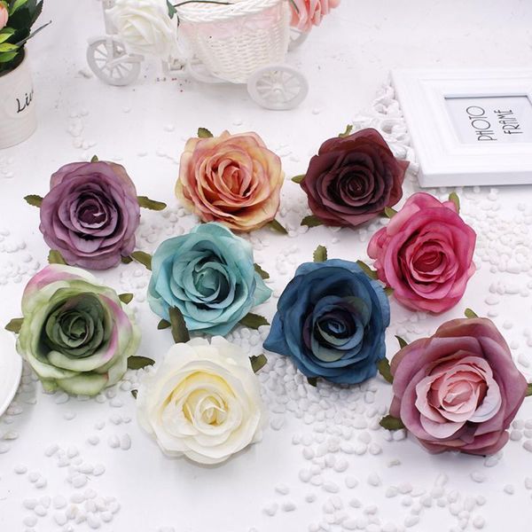 decorative flowers & wreaths 50pcs/lot simulation flower head rose silk home decoration artificial heads diy for wedding background wall dec
decorative flowers & wreaths 50pcs/lot simulation flower head rose silk home decoration artificial heads diy for wedding background wall dec