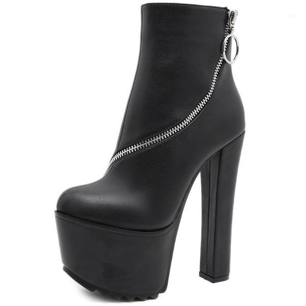 boots bonjomarisa ladies fashion platform zipper high heels ankle blcok heel party women brand design shoes woman1, Black
boots bonjomarisa ladies fashion platform zipper high heels ankle blcok heel party women brand design shoes woman1, Black