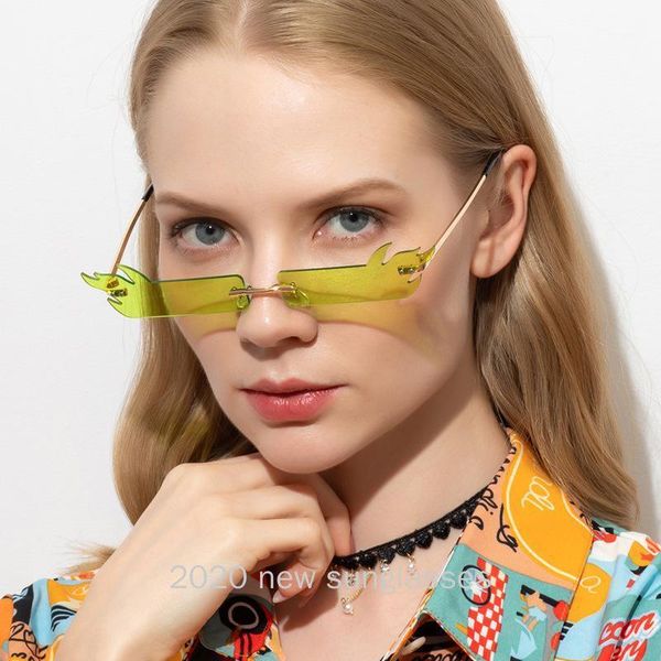 sunglasses cat women retro small rectangle rimless square sun glasses summer style female uv green blue brown eyewear nx1, White;black
sunglasses cat women retro small rectangle rimless square sun glasses summer style female uv green blue brown eyewear nx1, White;black