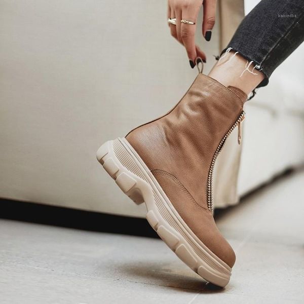 boots cowhide upper shoes women ankle autumn and winter ladies vintage front zipper short snow platform shoes1, Black
boots cowhide upper shoes women ankle autumn and winter ladies vintage front zipper short snow platform shoes1, Black
