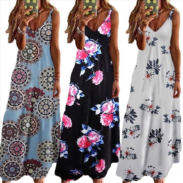 s 5xl dress 2021 women v neck adjustable straps chrysanthemum print large hem long sling dress party dress sundress vestidos, Black;gray
s 5xl dress 2021 women v neck adjustable straps chrysanthemum print large hem long sling dress party dress sundress vestidos, Black;gray