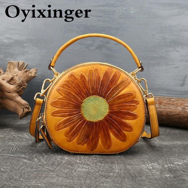 oyixinger retro women bag genuine leather shoulder bags for women handmade embossed handbag female vintage china style round bag
oyixinger retro women bag genuine leather shoulder bags for women handmade embossed handbag female vintage china style round bag