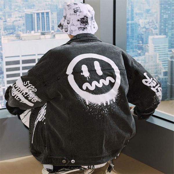 autumn and winter fashion little devil grimace denim jacket male couple wear street retro autumn trend jacket youth street style size xs-xl, Black;brown
autumn and winter fashion little devil grimace denim jacket male couple wear street retro autumn trend jacket youth street style size xs-xl, Black;brown