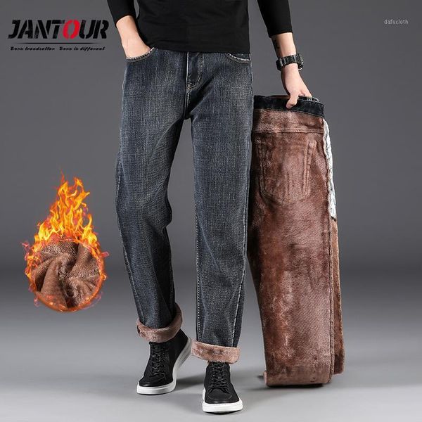 jantour winter men jeans thicken warm fleece business casual stretch denim retro classic loose gray pants big size 30-40 42 441, Blue
jantour winter men jeans thicken warm fleece business casual stretch denim retro classic loose gray pants big size 30-40 42 441, Blue