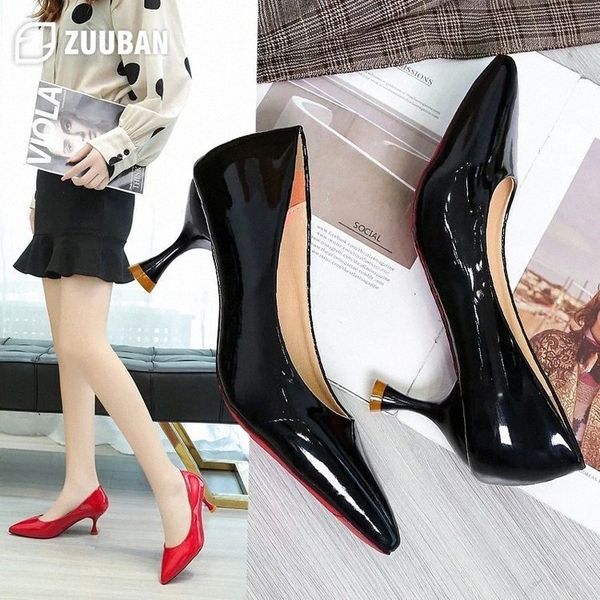 zuuban high heels dress shoes patent leather women pumps pointed toe boat shoes thin heeled ol office lady shoe zapatos mujer #ly6u, Black
zuuban high heels dress shoes patent leather women pumps pointed toe boat shoes thin heeled ol office lady shoe zapatos mujer #ly6u, Black
