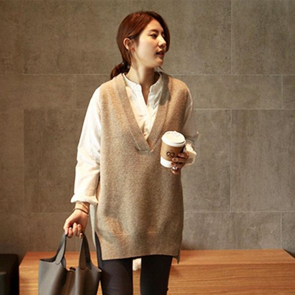 new v neck pullover vest sweater autumn winter short knitted women sweaters vest sleeveless warm sweater casual oversize 198h, White;black
new v neck pullover vest sweater autumn winter short knitted women sweaters vest sleeveless warm sweater casual oversize 198h, White;black