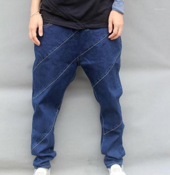 29--44 2020 spring new men fashion haroun pants big yards loose trousers crotch jeans1, Blue
29--44 2020 spring new men fashion haroun pants big yards loose trousers crotch jeans1, Blue