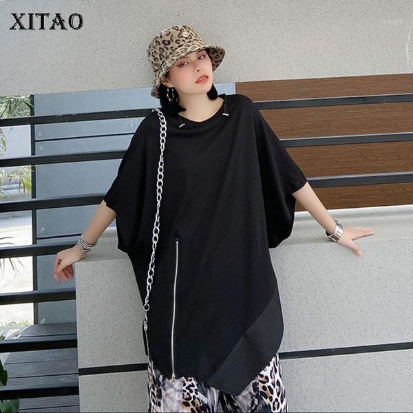 xitao europe women solid t shirt loose patchwork irregular design causal batwing sleeve 2020 summer tee personality dmy48011, White
xitao europe women solid t shirt loose patchwork irregular design causal batwing sleeve 2020 summer tee personality dmy48011, White