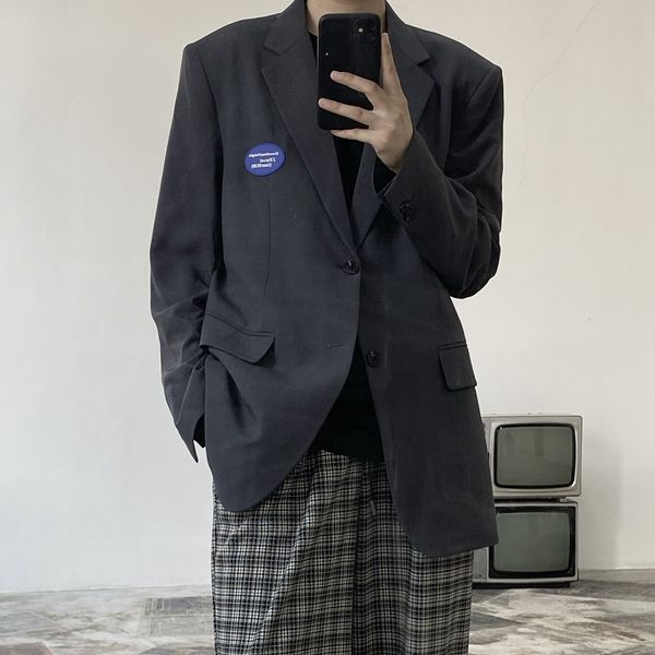 blue embroidered fashionable east gate of korea quality men's and women's same casual western coat loose suit suit version ven8n
blue embroidered fashionable east gate of korea quality men's and women's same casual western coat loose suit suit version ven8n