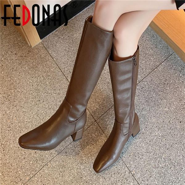 boots fedonas fashion booties woman high fall winter side zipper knee wedding party thuick heels tight, Black
boots fedonas fashion booties woman high fall winter side zipper knee wedding party thuick heels tight, Black