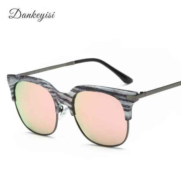 sunglasses dankeyisi vintage women glasses unwood grain temple brand design polarized female 2021, White;black
sunglasses dankeyisi vintage women glasses unwood grain temple brand design polarized female 2021, White;black