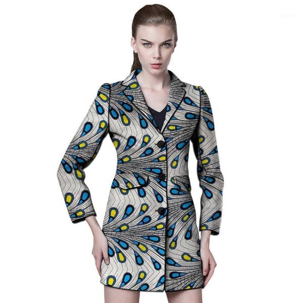 elegant fashion long blazers single breasted female dashiki print suit jacket for tailor-made africna clothing1, White;black 
elegant fashion long blazers single breasted female dashiki print suit jacket for tailor-made africna clothing1, White;black