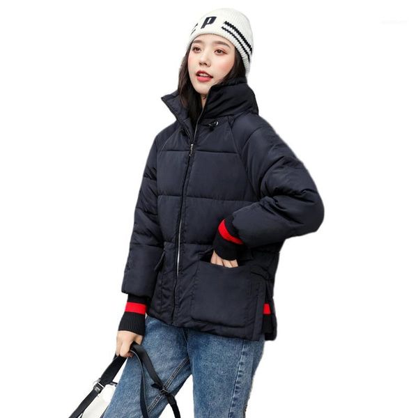 2020 short jacket women winter female short parka with stand-up collar bread service warm cotton jackets coat padded1, Black
2020 short jacket women winter female short parka with stand-up collar bread service warm cotton jackets coat padded1, Black