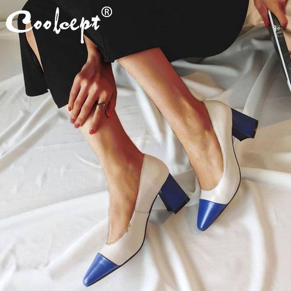 coolcept women pumps real cow leather quality new spring high heel shoes women mixed color fashion party footwear size 34-39, Black
coolcept women pumps real cow leather quality new spring high heel shoes women mixed color fashion party footwear size 34-39, Black