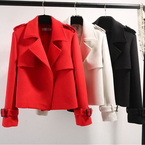 jacket women autumn and winter new women's woolen short coat women clothings 201103, Black
jacket women autumn and winter new women's woolen short coat women clothings 201103, Black