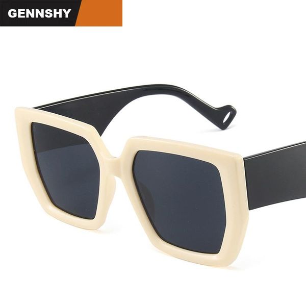 sunglasses 2021 est europe and america women big square men korean fashion brand design eyelasses double eyewear, White;black
sunglasses 2021 est europe and america women big square men korean fashion brand design eyelasses double eyewear, White;black