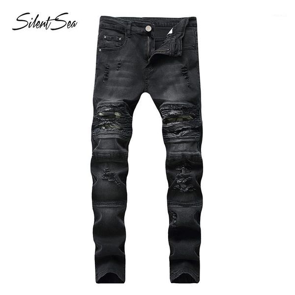 silentsea denim men jeans fashion designer slim fit jeans men fashion street ripped straight biker1, Blue
silentsea denim men jeans fashion designer slim fit jeans men fashion street ripped straight biker1, Blue