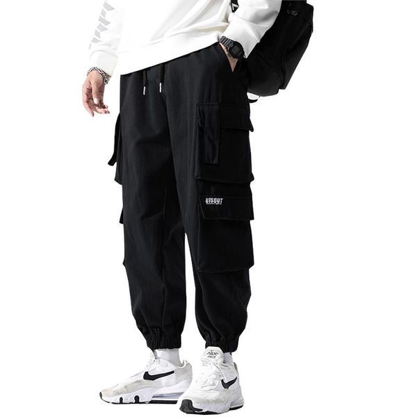 men's pants men cargo pnats loose muti pockets 2021 fashion casual joggers track streetwear trouser mens hip hop harem, Black
men's pants men cargo pnats loose muti pockets 2021 fashion casual joggers track streetwear trouser mens hip hop harem, Black