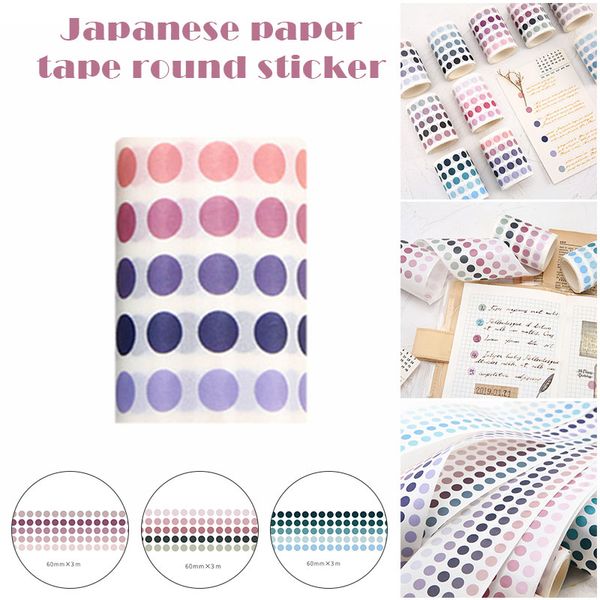5pieces/lot color dot labels stickers 60mmx3m base elements decorative adhesive tape diy scrapbooking sticker stationery sticker h-2016
5pieces/lot color dot labels stickers 60mmx3m base elements decorative adhesive tape diy scrapbooking sticker stationery sticker h-2016