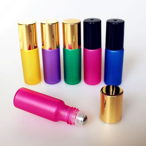 storage bottles & jars 5pcs/pack 5ml glass roll on bottle with stainless steel ball perfume roller essential oil sample test vials1
storage bottles & jars 5pcs/pack 5ml glass roll on bottle with stainless steel ball perfume roller essential oil sample test vials1