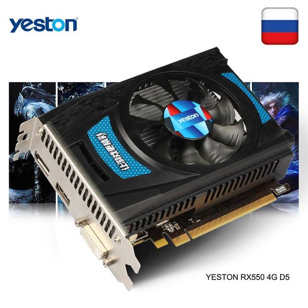 yeston radeon rx 550 gpu 4gb gddr5 128bit gaming настольный компьютер пк поддержки видео графические карты dvi-d / hdmi / dp pci-e 3.0
yeston radeon rx 550 gpu 4gb gddr5 128bit gaming настольный компьютер пк поддержки видео графические карты dvi-d / hdmi / dp pci-e 3.0