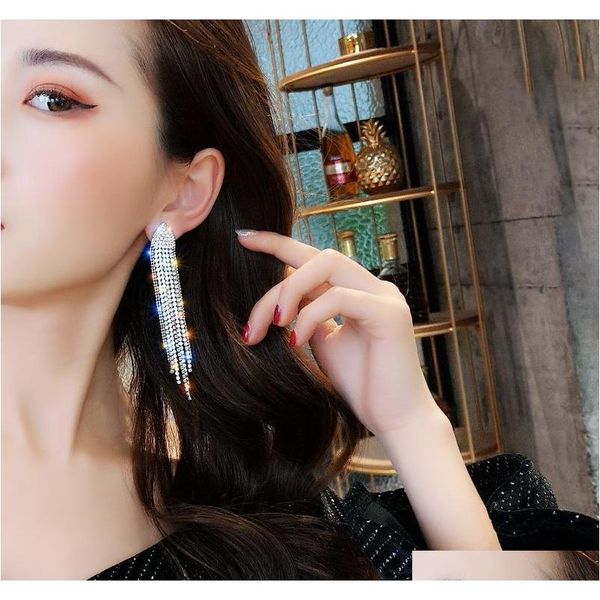 s928 fashion jewelry s925 silver needle long earrings rhinstone tassels d sqcdsn new_dhbest
s928 fashion jewelry s925 silver needle long earrings rhinstone tassels d sqcdsn new_dhbest
