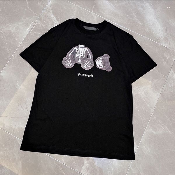 21 year brand palm new x-ray bear print short men's summer fashion versatile couple half sleeve t-shirt, Black
21 year brand palm new x-ray bear print short men's summer fashion versatile couple half sleeve t-shirt, Black