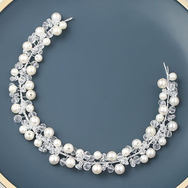 fashion pearl crystal headband handmade tiara wedding hairwear silver color pearl hair accessories hairband bridal women jewelry, Golden;silver
fashion pearl crystal headband handmade tiara wedding hairwear silver color pearl hair accessories hairband bridal women jewelry, Golden;silver