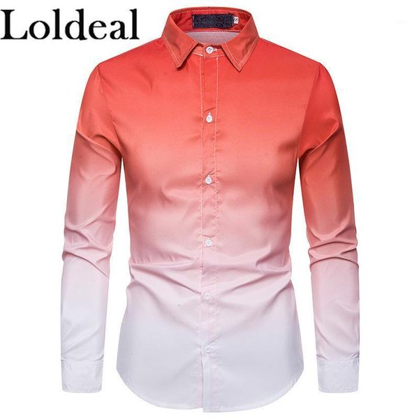 loldeal gradient shirt long sleeve button down cotton dress shirts casual slim fit streetwear chemise men1, White;black
loldeal gradient shirt long sleeve button down cotton dress shirts casual slim fit streetwear chemise men1, White;black