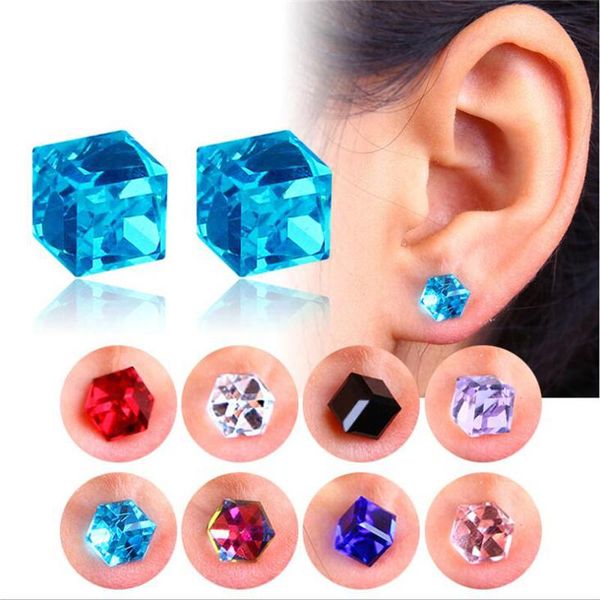fashion elegant crystal magnet earrings for women luxury big zircon square statement stud earrings jewelry, Golden;silver
fashion elegant crystal magnet earrings for women luxury big zircon square statement stud earrings jewelry, Golden;silver