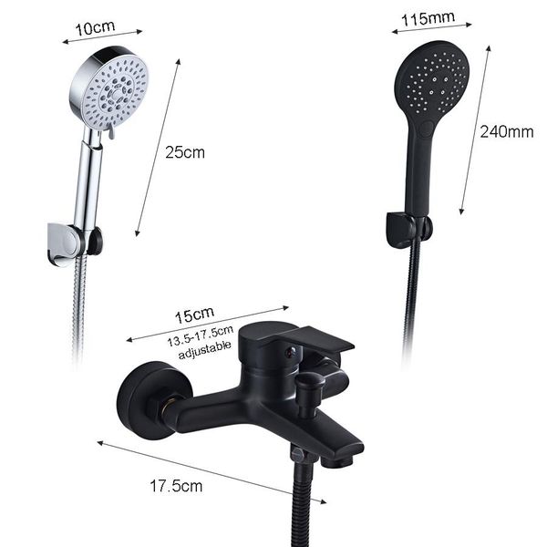 poiqihy matte black ванная комната душевой кран ванна смеситель смеситель mixer tap abs ручной душ набор набор настенный моун монтаж черный
poiqihy matte black ванная комната душевой кран ванна смеситель смеситель mixer tap abs ручной душ набор набор настенный моун монтаж черный
