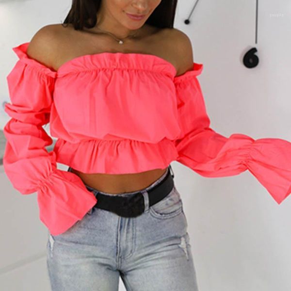 2021 candy color off shoulder crop women summer dot print lantern sleeve shirts lady slash neck beach blouse1, White
2021 candy color off shoulder crop women summer dot print lantern sleeve shirts lady slash neck beach blouse1, White