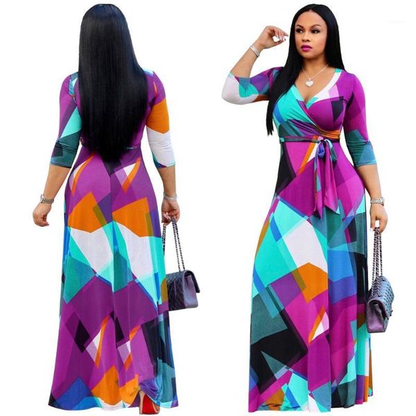 2020 new arrival elegent summer and autumn women regular v-neck printing plus size long dress1, Black;gray
2020 new arrival elegent summer and autumn women regular v-neck printing plus size long dress1, Black;gray
