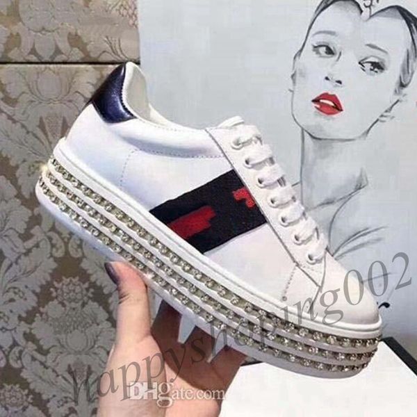 2021 sneakers shoes fashion women shoes high platform lace up ace leather with crystal bottom shoes running, Black
2021 sneakers shoes fashion women shoes high platform lace up ace leather with crystal bottom shoes running, Black