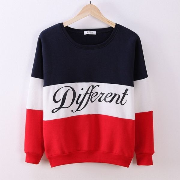 2014 korean autumn new women's pullover color block letter round neck long sleeve pullover sweater women's 1052 osxpl, Black
2014 korean autumn new women's pullover color block letter round neck long sleeve pullover sweater women's 1052 osxpl, Black