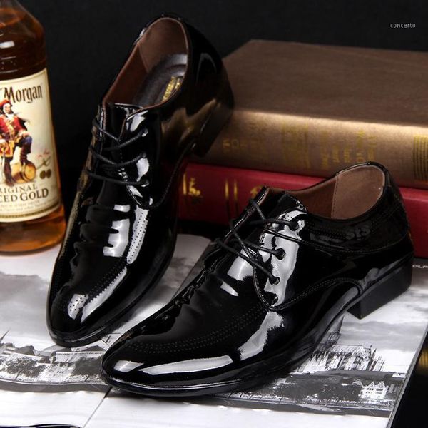 men pointed toe shoes oxford pu leather men's dress shoes business flat hollow outs breathable men's banquet wedding1, Black
men pointed toe shoes oxford pu leather men's dress shoes business flat hollow outs breathable men's banquet wedding1, Black