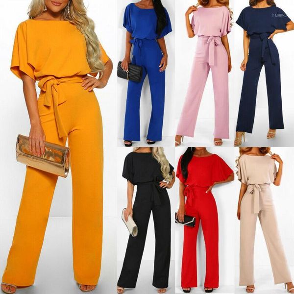 women's jumpsuits & rompers fashion women jumpsuit romper solid color playsuit clubwear wide leg trousers outfit with sashes1, Black;white
women's jumpsuits & rompers fashion women jumpsuit romper solid color playsuit clubwear wide leg trousers outfit with sashes1, Black;white