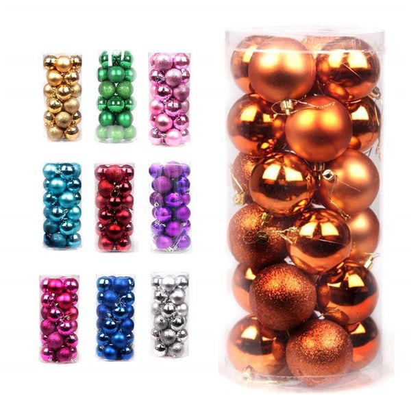 24pcs lot decor ball bauble shatterproof christmas tree ornaments pendants for holiday wedding party decoration
24pcs lot decor ball bauble shatterproof christmas tree ornaments pendants for holiday wedding party decoration