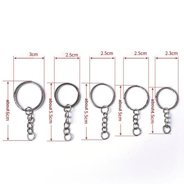 20pcs/lot 25/30mm polished keyring keychain split ring with short chain key rings women men diy key chain acc qyloyy
20pcs/lot 25/30mm polished keyring keychain split ring with short chain key rings women men diy key chain acc qyloyy