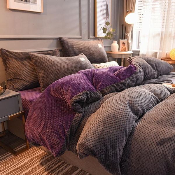 bedding sets winter set pineapple plaid velvet plush solid color soft warm fleece flannel bed duvet sheet pillowcase bedspread purple1
bedding sets winter set pineapple plaid velvet plush solid color soft warm fleece flannel bed duvet sheet pillowcase bedspread purple1