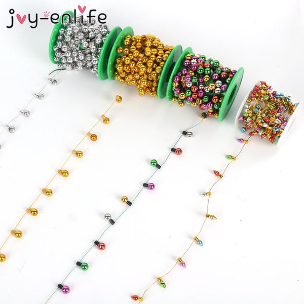 2021 merry decoration for 5meter colorful light bead chain ribbon christmas tree diy xmas decor home ornaments
2021 merry decoration for 5meter colorful light bead chain ribbon christmas tree diy xmas decor home ornaments
