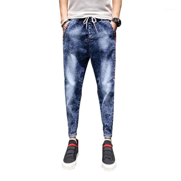wholesale 2020 elastic waist jeans men's loose harem pants wholesale new harajuku style stretch tie straight jeans long pants1, Blue
wholesale 2020 elastic waist jeans men's loose harem pants wholesale new harajuku style stretch tie straight jeans long pants1, Blue