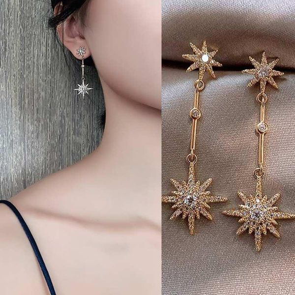 stud zovoli korean rhinestone star earrings for women statement tassel crystal dangle earings 2021 fashion jewelry, Golden;silver
stud zovoli korean rhinestone star earrings for women statement tassel crystal dangle earings 2021 fashion jewelry, Golden;silver