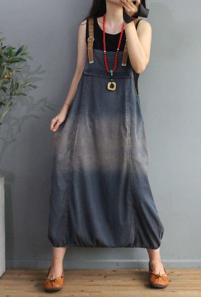 women bleached loose summer spaghetti strap dress ladies vintage summer tencel denim dress female 2020 dresses, Black;gray
women bleached loose summer spaghetti strap dress ladies vintage summer tencel denim dress female 2020 dresses, Black;gray