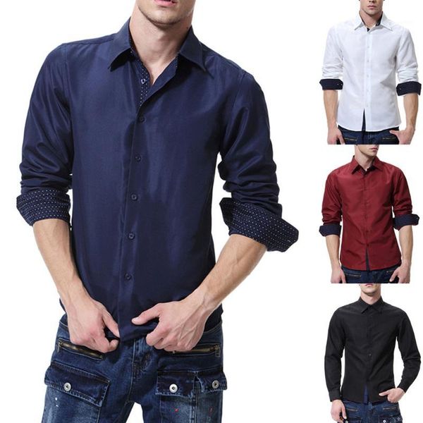 new england style pure color men's shirt casual fashion business leisure splice long-sleeved shirt m10251, White;black
new england style pure color men's shirt casual fashion business leisure splice long-sleeved shirt m10251, White;black