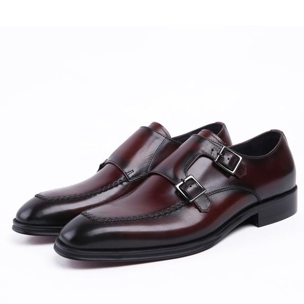 black /brown tan double monk strap dress shoes mens business shoes genuine leather wedding boys prom
black /brown tan double monk strap dress shoes mens business shoes genuine leather wedding boys prom