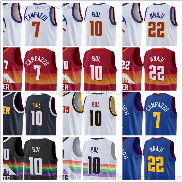 printed basketball 10 bol bol jerseys custom 2021 news white city 7 facundo campazzo 22 zeke nnaji black red blue yellow jersey
printed basketball 10 bol bol jerseys custom 2021 news white city 7 facundo campazzo 22 zeke nnaji black red blue yellow jersey