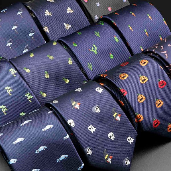 new men's tie classic skull animal fruits floral pattern 8cm jacquard necktie accessories daily wear cravat wedding party gift y1229, Blue;purple
new men's tie classic skull animal fruits floral pattern 8cm jacquard necktie accessories daily wear cravat wedding party gift y1229, Blue;purple