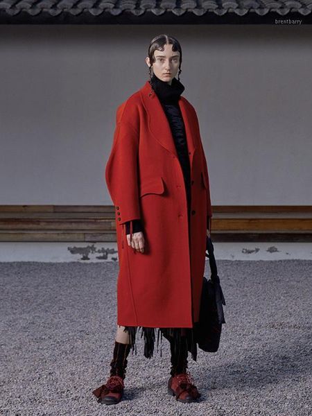 original design aigyptos winter women brief elegant causal loose 100%double-faced wool jacket embroidery long red woolen coat1, Black
original design aigyptos winter women brief elegant causal loose 100%double-faced wool jacket embroidery long red woolen coat1, Black