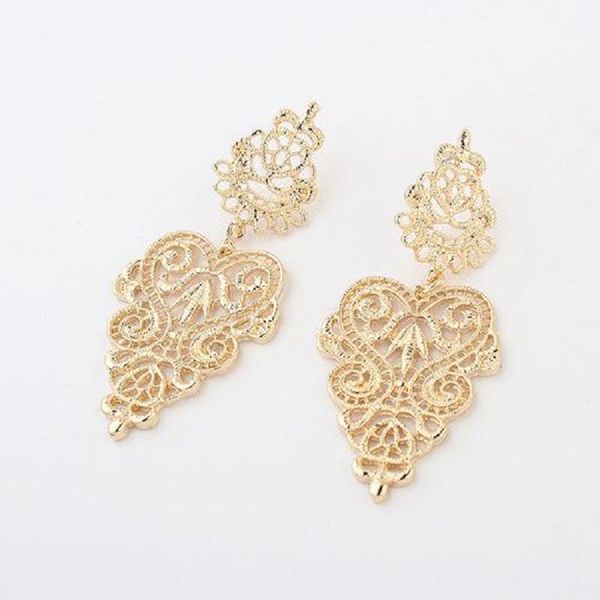 european bohemia elegant lady big hollow magnificent earrings dangle gold silver bridal earring wedding earrings women earing stud earrings, Golden
european bohemia elegant lady big hollow magnificent earrings dangle gold silver bridal earring wedding earrings women earing stud earrings, Golden